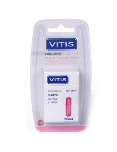 VITIS SEDA DENTAL SUAVE CON CERA, FLUOR Y MENTA 50M