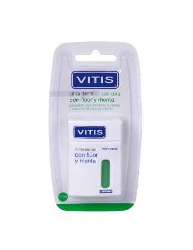 VITIS CINTA DENTAL CON CERA, FLÚOR Y MENTA 50M