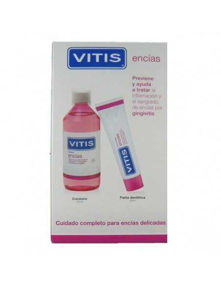 VITIS PACK ENCÍAS PASTA DENTÍFRICA 100ML Y COLUTORIO 500ML