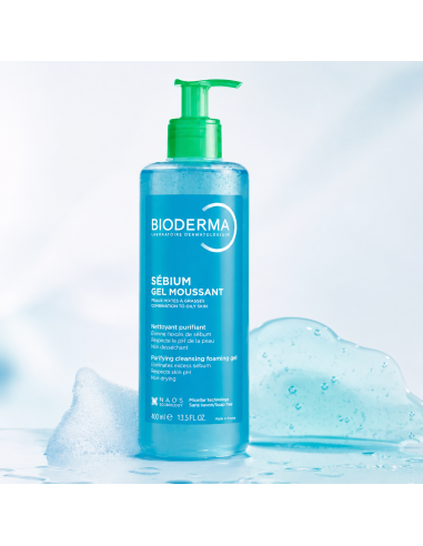 BIODERMA SÉBIUM GEL MOUSSANT 400ML