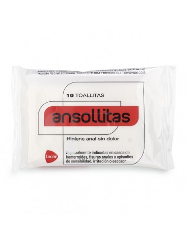 ANSOLLITAS TOALLITAS HIGIENE ANAL  10...