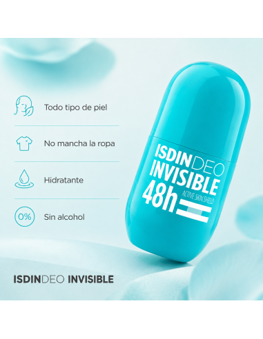 ISDIN DEO INVISIBLE 48H 50 ML ROLL ON...