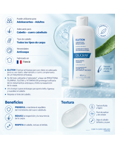 DUCRAY ELUTION CHAMPÚ SUAVE REEQUILIBRANTE 400ML 2