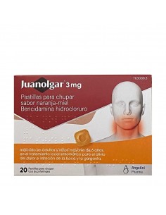 JUANOLGAR 3 MG 20 PASTILLAS...