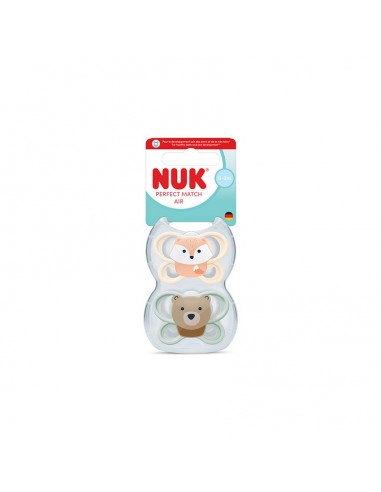 NUK CHUPETE SILICONA PERFECT MATCH...