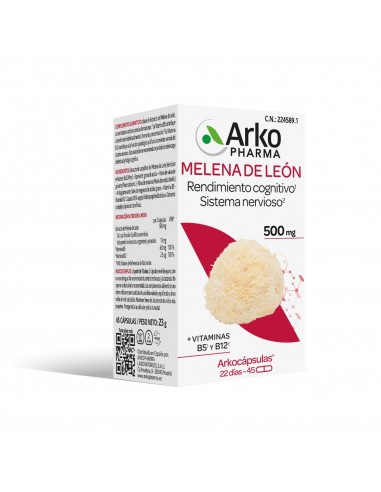 Arkopharma Arkocápsulas Melena de...