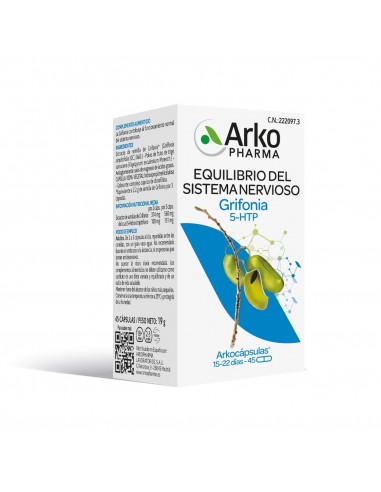 ARKOPHARMA GRIFFONIA 5-HTP  45 CAPSULAS