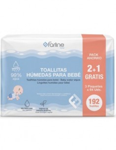 FARLINE TRI-PACK TOALLITAS...