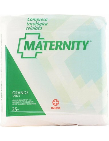 MATERNITY CELULOSA 25 COMPRESAS...