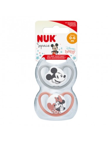 NUK CHUPETE SILICONA SPACE MICKEY 0 -...