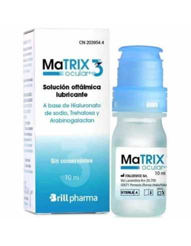 MATRIX OCULAR 3 SOLUCION OFTALMICA LUBRICANTE 1 ENVASE 10 ML