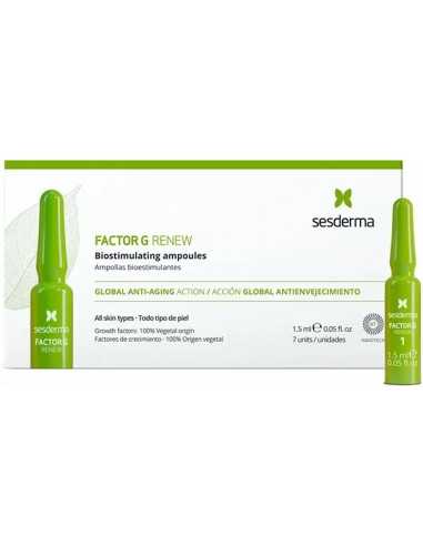 SESDERMA FACTOR G RENEW AMPOLLAS BIOSTIMULANTES 7 AMPOLLAS DE 1,5ML