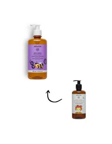 APIVITA MINI BEES CHAMPÚ SUAVE PARA NIÑOS 500ML
