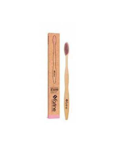 CEPILLO DENTAL DE BAMBU FARLINE ROSA