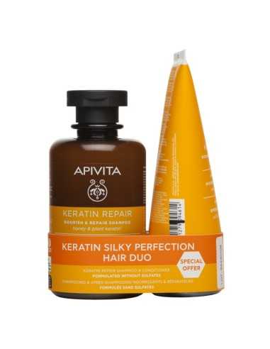 APIVITA CHAMPU KERATIN REAPIR 250ML +...