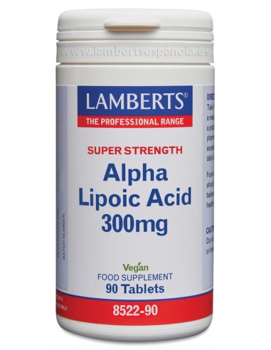 LAMBERTS ACIDO ALPHA LIPOICO 300MG 90 TABLETAS
