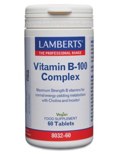 LAMBERTS VITAMINA B-100 COMPLEX 60 TABLETAS