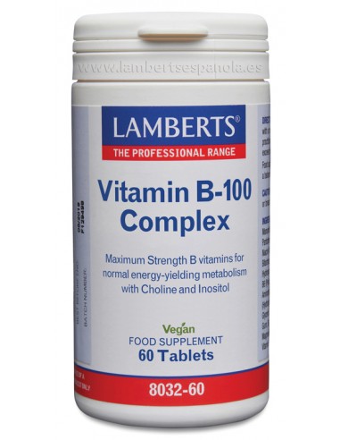 LAMBERTS VITAMINA B-100 COMPLEX 60 TABLETAS