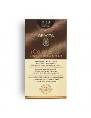 APIVITA MY COLOR ELIXIR 8.38 RUBIO CLARO DORADO PERLADO