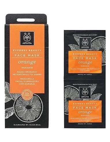 APIVITA EXPRESS BEAUTY MASCARILLA FACIAL ILUMINADORA NARANJA