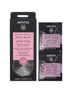 APIVITA EXPRESS BEAUTY MASCARILLA FACIAL LIMPIEZA SUAVE PINK CLAY