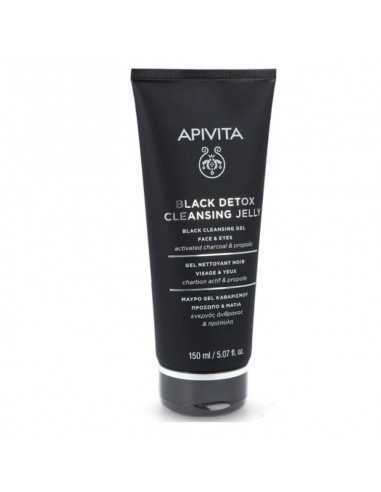 APIVITA FACE CLEANSING GEL LIMPIADOR NEGRO ROSTRO Y OJOS 150ML