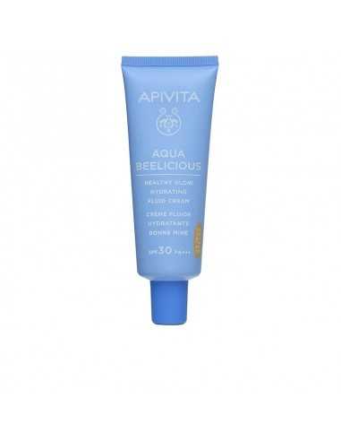APIVITA AQUA BEELICIOUS CREMA FLUIDA ILUMINADORA HIDRATANTE SPF 30 COLOR 40ML