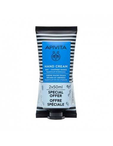 APIVITA HAND CARE CREMA DE MANOS SECAS Y AGRIETADAS DUPLO 50ML