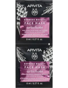 APIVITA EXPRESS BEAUTY MASCARILLA FACIAL ILUMINADORA Y RETEXTURIZANTE ALCACHOFA 2
