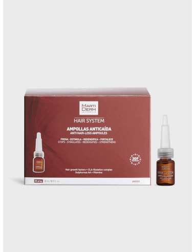 MARTIDERM AMPOLLAS ANTICAIDA 28 AMPOLLAS 3 ML
