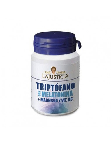 ANA MARIA LAJUSTICIA TRIPTOFANO CON MELATONINA + MAGNESIO Y VIT B6 60 COMP