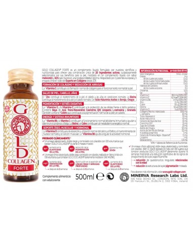 GOLD COLLAGEN FORTE  10 FRASCOS...