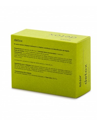 GOAH CLINIC DETOX  60 CAPSULAS