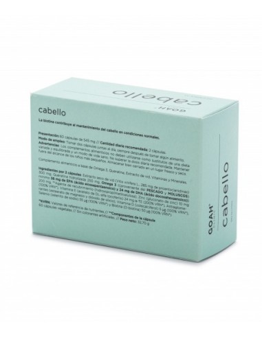 GOAH CLINIC CABELLO  60 CAPSULAS