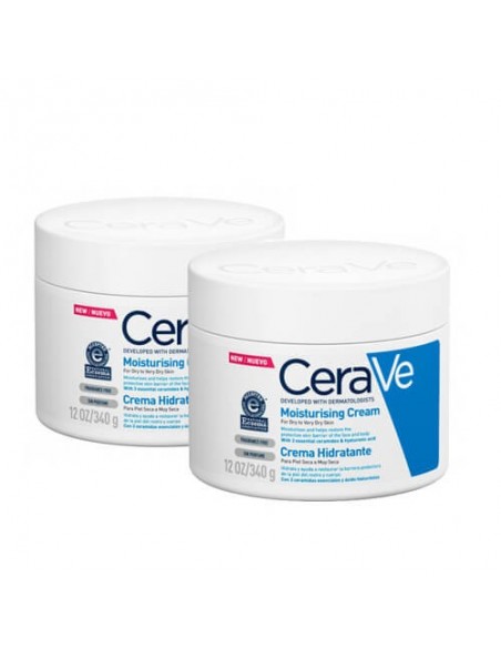 CERAVE DUPLO CREMA HIDRATANTE 340G (25%DTO EN LA 2ªUNIDAD)