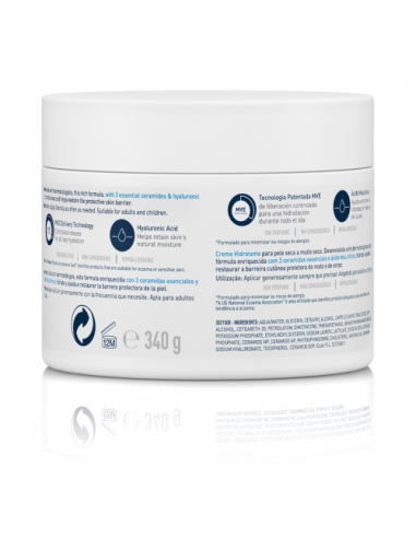 CERAVE DUPLO CREMA HIDRATANTE 340G (25%DTO EN LA 2ªUNIDAD)