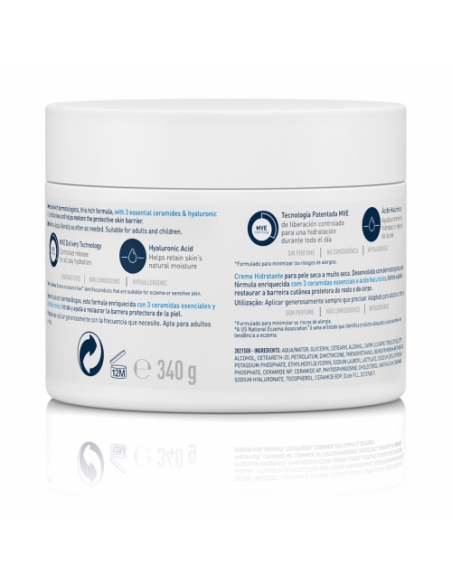 CERAVE DUPLO CREMA HIDRATANTE 340G (25%DTO EN LA 2ªUNIDAD)