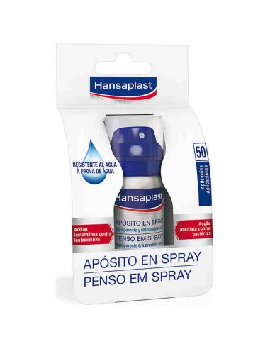 HANSAPLAST APÓSITO SPRAY TRANSPARENTE 50 APLICACIONES