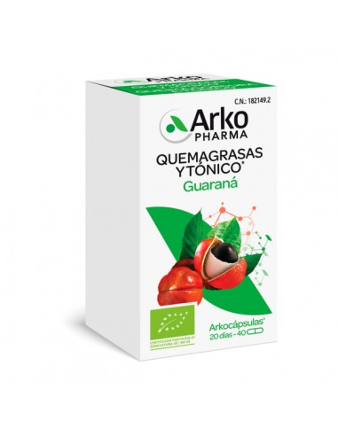 ARKOPHARMA ARKOCÁPCULAS GUARANÁ BIO 80 CÁPSULAS