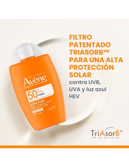 AVENE EAU THERMALE ULTRA FLUIDO OIL CONTROL SPF50 50ML