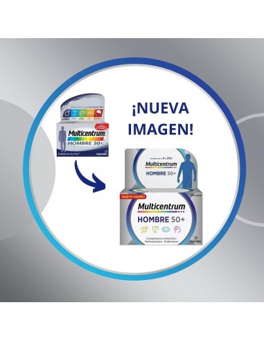 MULTICENTRUM HOMBRE 50+  90 COMPRIMIDOS
