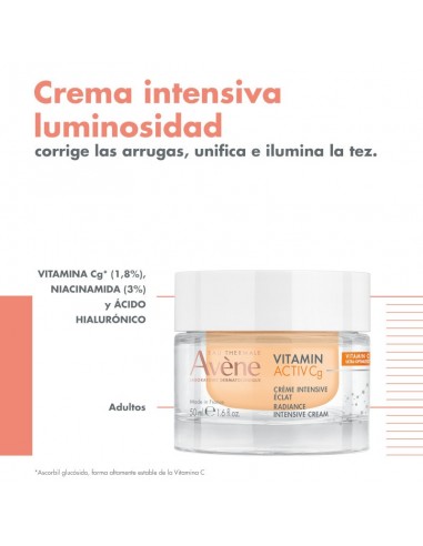 AVENE VITAMIN ACTIV CG CREMA INTENSIVA ILUMINADORA 50ML