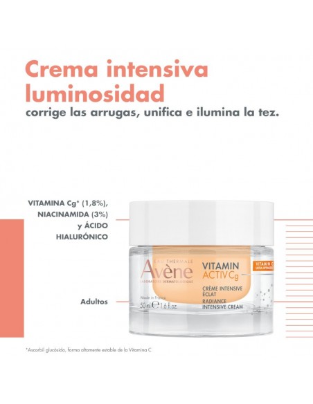 AVENE VITAMIN ACTIV CG CREMA INTENSIVA ILUMINADORA 50ML