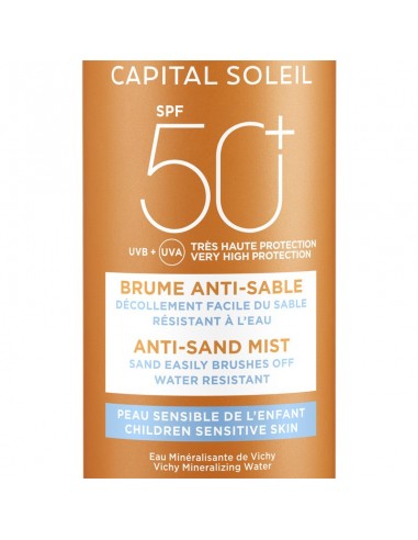 VICHY CAPITAL SOLEIL BRUMA PROTECTORA SOLAR ANTIARENA NIÑOS SPF50+ 200ML