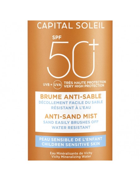 VICHY CAPITAL SOLEIL BRUMA PROTECTORA SOLAR ANTIARENA NIÑOS SPF50+ 200ML