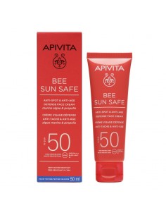 APIVITA BEE SUN SAFE CREMA ANTIEDAD Y ANTIMANCHAS SPF50 50ML