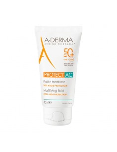 A-DERMA PROTECT AC FLUIDO SOLAR FACIAL MATIFICANTE SPF50+ 40ML