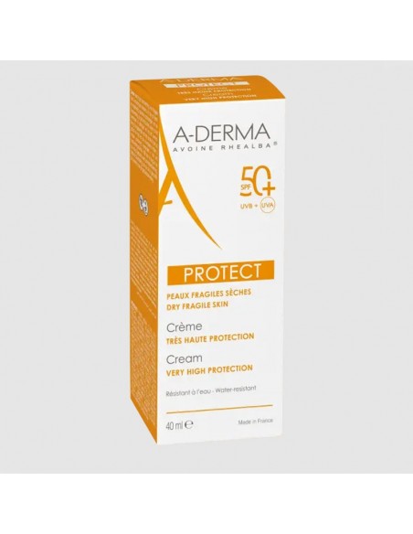 A-DERMA PROTECT CREMA SOLAR SPF50+ 40ML