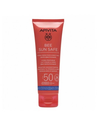 APIVITA BEE SUN SAFE HYDRA FRESH LECHE CVORPORAL SPF50 100ML