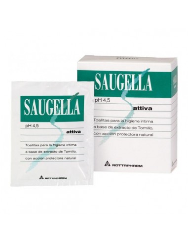 SAUGELLA ATTIVA TOALLITAS LIMPIADORAS...